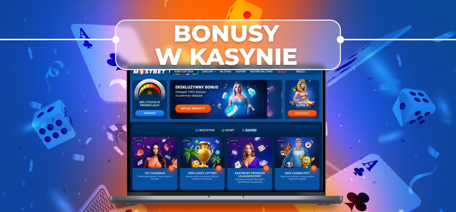 dostępne bonusy w kasynie online mostbet